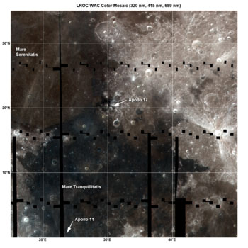 LRO image from September 10, 2010