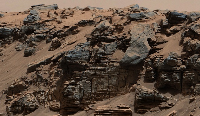 Mars rock water